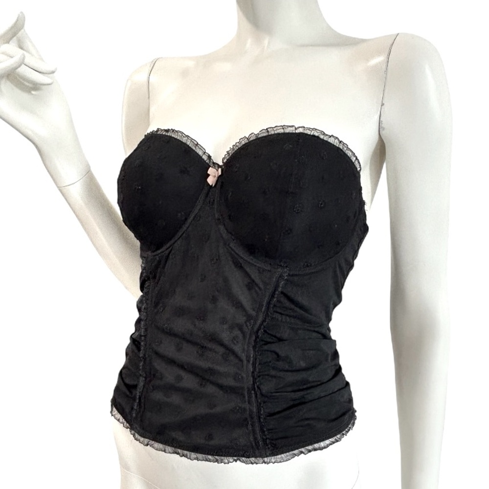 Impreinte Ruched Lace Full Support Bustier